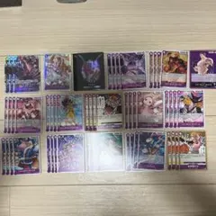 ワンピースカードゲーム　紫カタクリデッキ　デッキパーツ&調整パーツセット