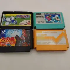 ファミコンソフト 4本セット ゼビウス 火の鳥 アイスクライマー ポパイ英語遊び