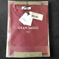 Gran Sasso グランサッソ 半袖Tシャツ 48 ローズレッド 新品のサムネイル