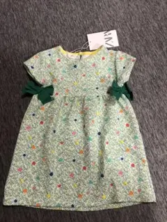 新品ダク付き　ZARAbaby ベイビー女児　水玉ワンピース