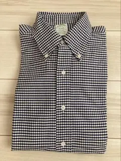 【美品】Brooks Brothersブルックスブラザーズ　長袖ギンガム　米国製