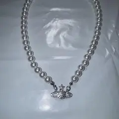 Vivienne Westwood パールネックレス オーブ シルバー