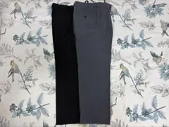 ユニクロ　タックワイドパンツ　メンズ　Lサイズ　2本セット