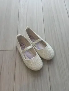 H&M バレエシューズ スタッズ エルサ 16.5~17cm
