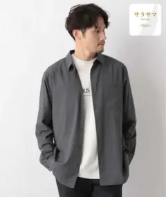 グローバルワーク サラサマレギュラーカラーシャツ