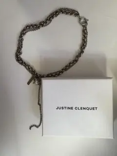 JUSTINE CLENQUET シルバー チェーンネックレス