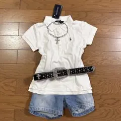 Ralph Lauren ラルフローレン ポロシャツ ホワイト 新品タグ付き