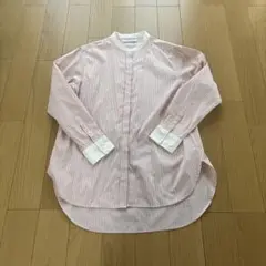 ユナイテッドアローズ　 ピンク ストライプ　長袖　シャツ