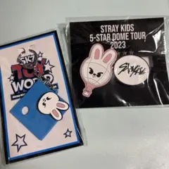 新品☆straykids☆リノ☆FCくじキーホルダー＆クリップセット