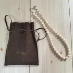 khion bijou キオンビジュー コットンパール ネックレス
