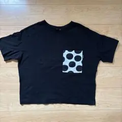 UNIQLOマリメッコ　コラボ半袖Tシャツ 黒　Lのサムネイル