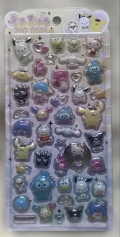 国内正規品　うるちゅるポップシール　サンリオキャラクターズ