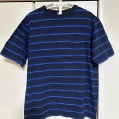 STUSSY ステューシー ボーダー ポケットTシャツ　Mのサムネイル