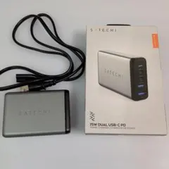 Satechi 75W Dual USB-C PD充電器 トラベルチャージャーのサムネイル