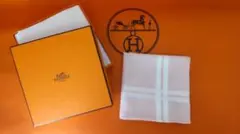 【新品未使用タグ付き】エルメス　ハンカチーフ　ピンクのサムネイル
