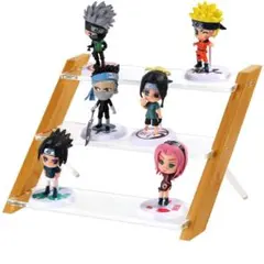 アクリル ディスプレイ 展示台 ３段式 フィギュア棚 20x12.5cmのサムネイル