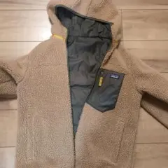 Patagonia フリースジャケット キッズXXL リバーシブル　美品