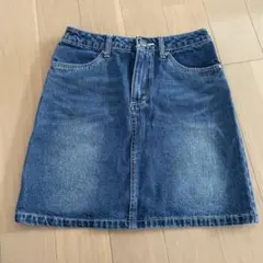 デニムブルー ミニタイトスカート ウエスト64cm