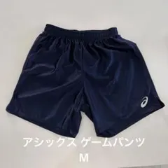 ★asics バレーボールパンツ ネイビー　ゲームパンツ ショートパンツのサムネイル