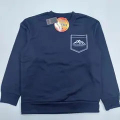 新品タグ付き　紺　アウトドア　裏起毛　スウェットトレーナー　Mサイズ
