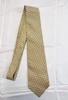 HERMES 幾何学模様 ネクタイ