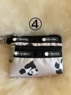 【新品タグ付】レスポートサック パンダ柄 キーコインポーチ 小銭入れ④