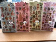 イタリアンブレインロット　３Ｄプクプクシール4枚セット