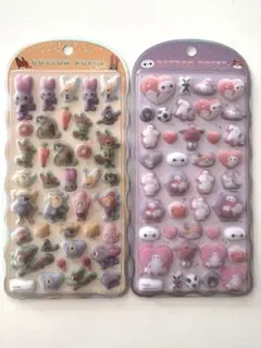 コットンパフィーシール☆ズートピア　ベイマックス　２種セット