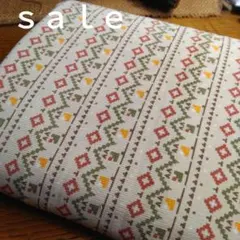 D138◇ｓａｌｅ◇cotton細コール柄2.5㍍　ベイシュ系ラスト