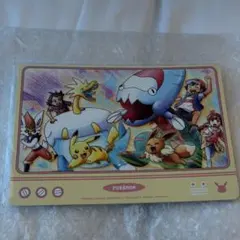 韓国限定 ポケモン ミニ下敷き サトシ ピカチュウ イーブイ