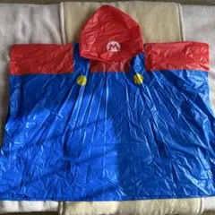 ユニバUSJ　マリオ　ポンチョ　キッズ　レインコート　任天堂　子ども