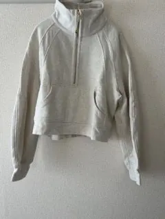 lululemon スキューバ フーディ ハーフジップ ライトグレー - メルカリ