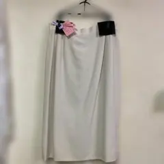 訳あり　Aquascutum アクアスキュータム 日本製　クリームタイトスカート