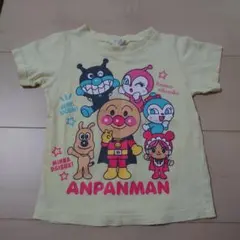 アンパンマン Tシャツ 90cm イエロー
