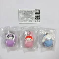 サンリオ　おくるみベイビーマスコット3
