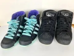 じゅんつき様専用adidas　superstar ハイカットスニーカー 2足