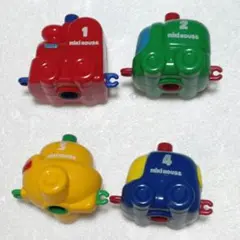 ミキハウス　繋げて遊ぶおもちゃ 汽車 トラック 船 車 ブロック