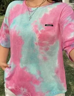 シーイン　Oho!! タイダイ柄 Tシャツ