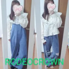 新品！ロデオクラウンズ レースボレロシャツのサムネイル