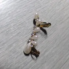パール調 イヤーカフ イヤーフック