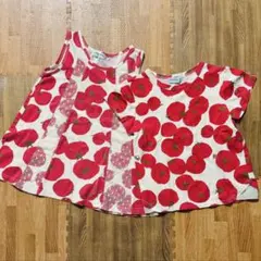 ハッカキッズ　120 チュニック　Tシャツ　2着セット　リンクコーデ　おそろい