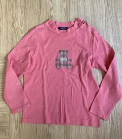 バーバリーロンドン　長袖Tシャツ　ピンク　120㎝のサムネイル