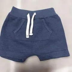 ネイビー ポケット付きショートパンツ