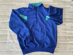 MARUKOO 日本製 ジャージ ハーフジップ Sサイズ 160cmピース紺