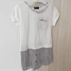 COMME CA ISM 半袖ワンピース 110A