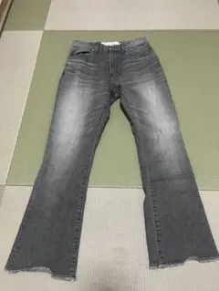 JANE SMITH Plage フレアデニム カットオフ フリンジ グレー25のサムネイル