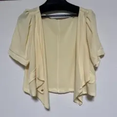 シフォンカーディガン 半袖