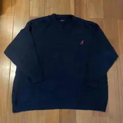 KANGOL　ニット　ネイビー