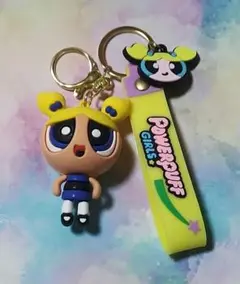 パワーパフガールズ★バブルスシリコンキーホルダー