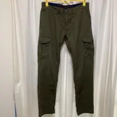 値下げ☆BURBERRY BLACK LABEL カーゴパンツ オリーブグリーン